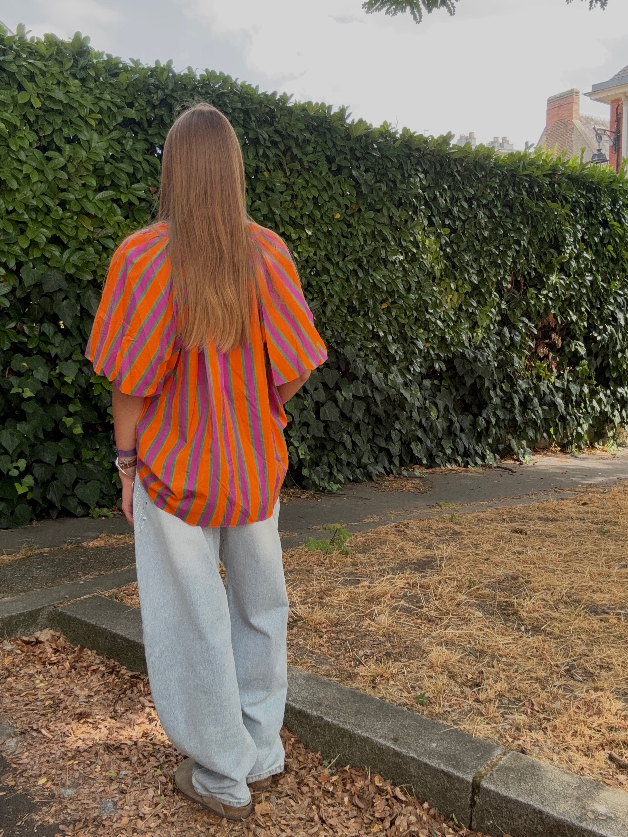 Jean Wide Leg Délavé