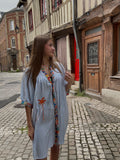 Robe Chemise Rayée Bohème