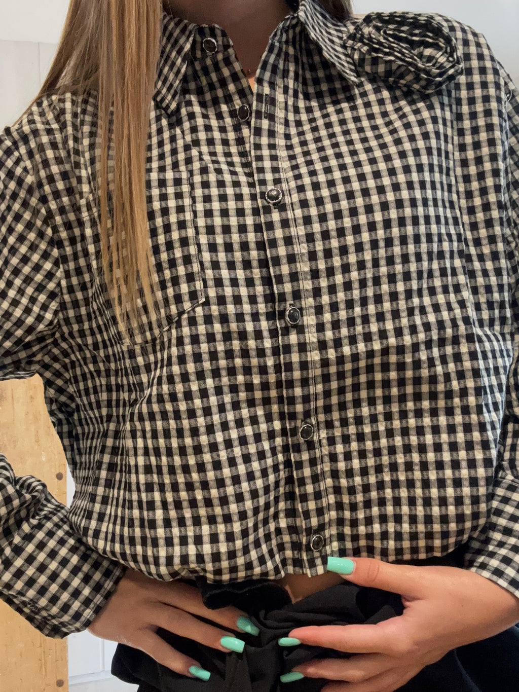 Chemise Vichy Noir & Blanc
