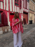 Chemise Rayée Rouge & Rose