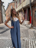 Combinaison Rayée Bleu Marine