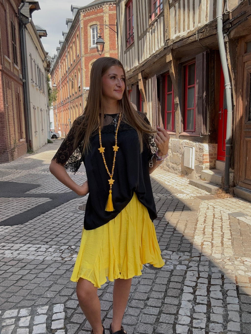 Top Dentelle Noir