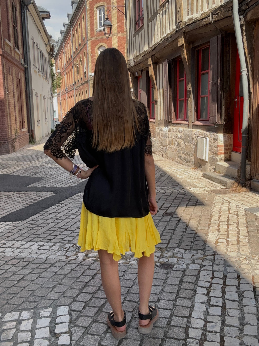 Jupe Courte Jaune Soleil