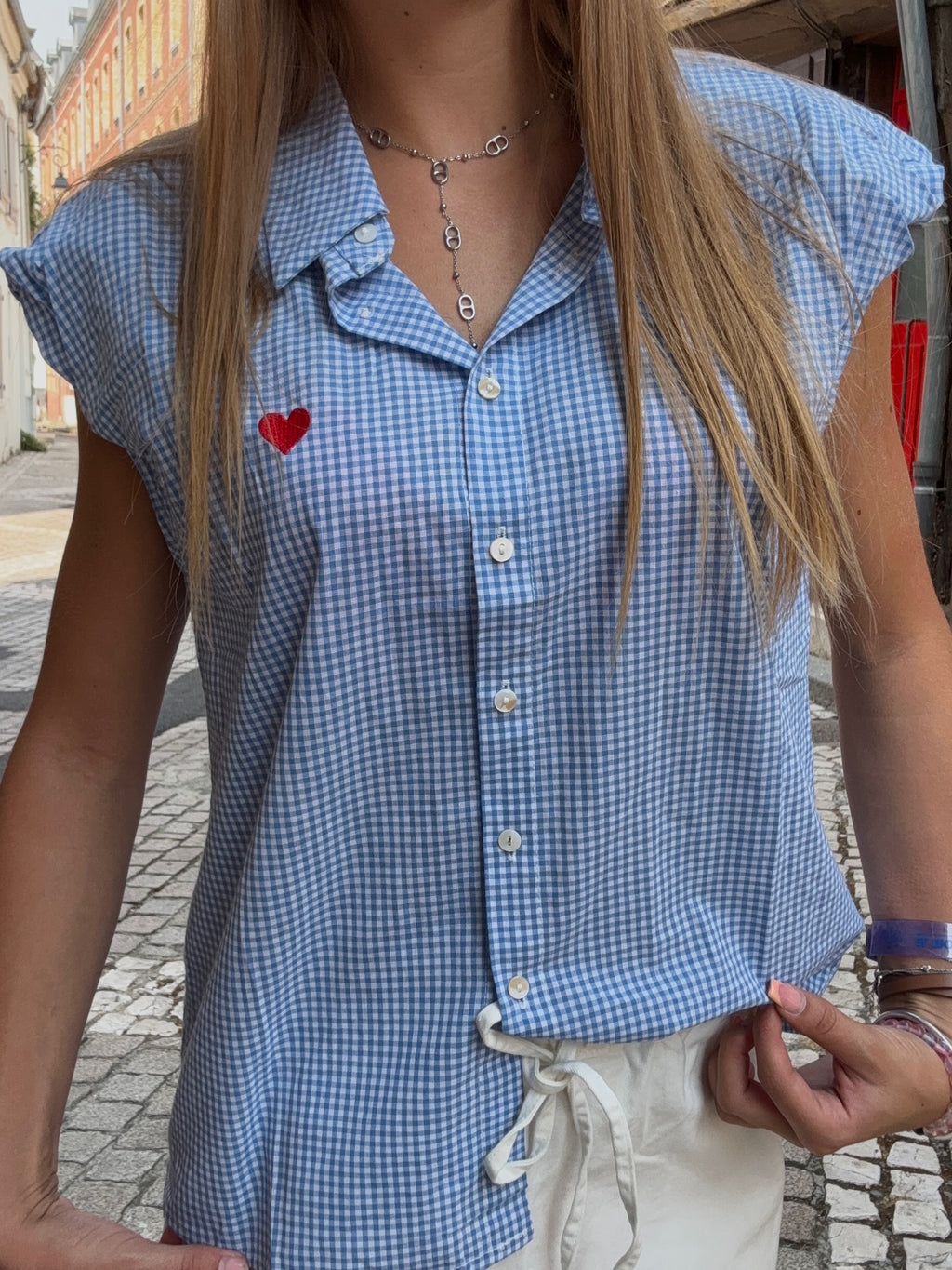 Chemise Vichy Bleue