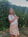 Jupe Fleurie Multicolore