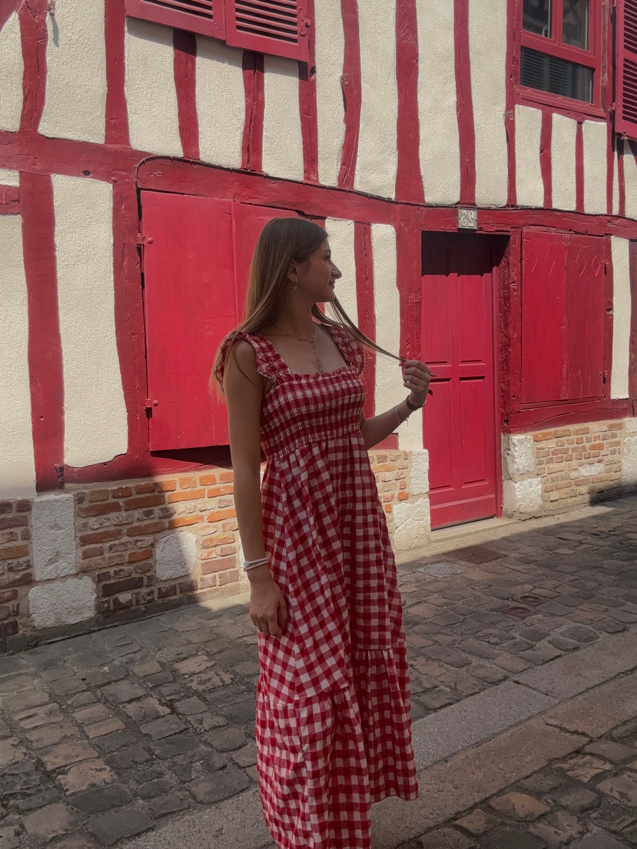 Robe Vichy Rouge et Blanc