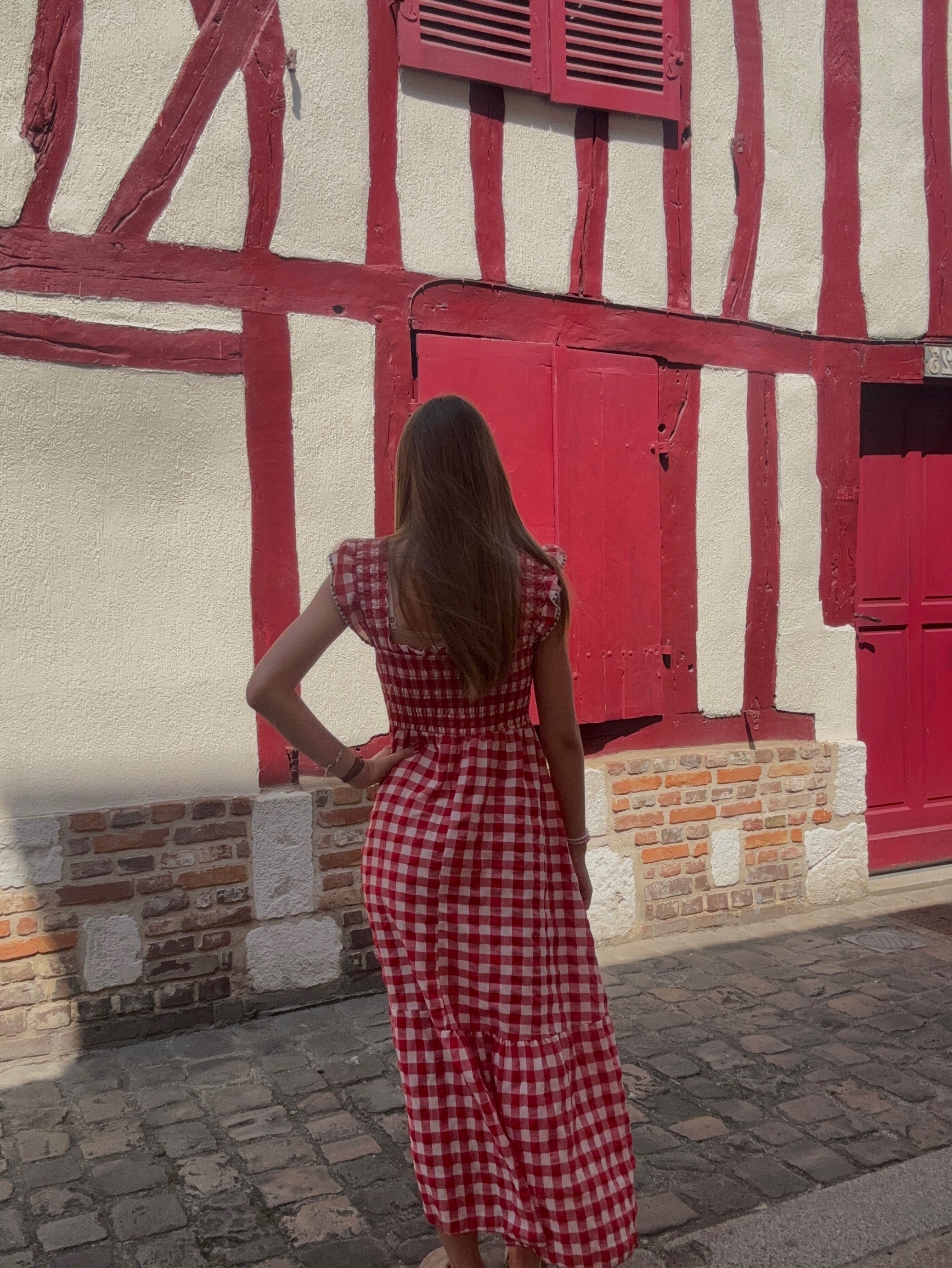 Robe Vichy Rouge et Blanc