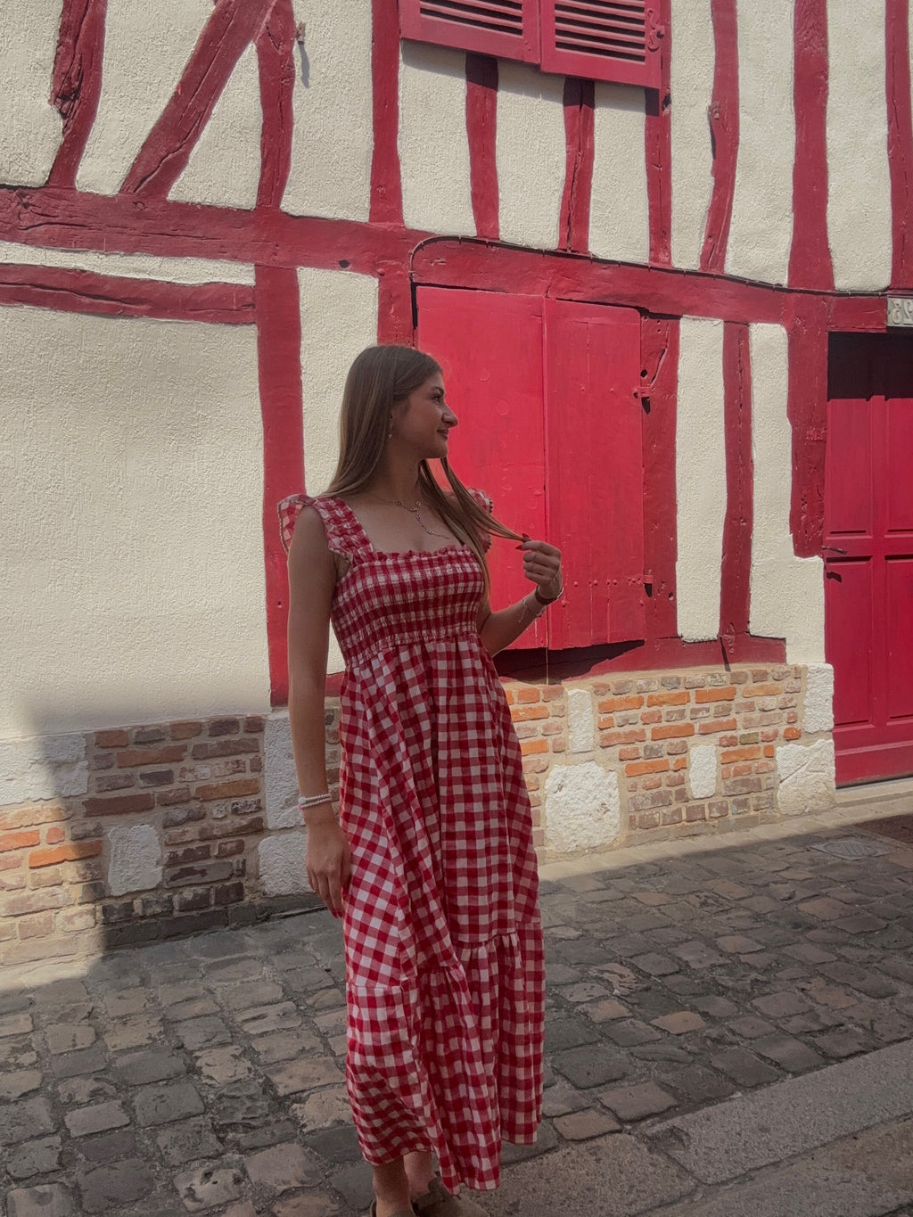 Robe Vichy Rouge et Blanc