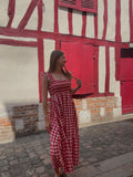 Robe Vichy Rouge et Blanc