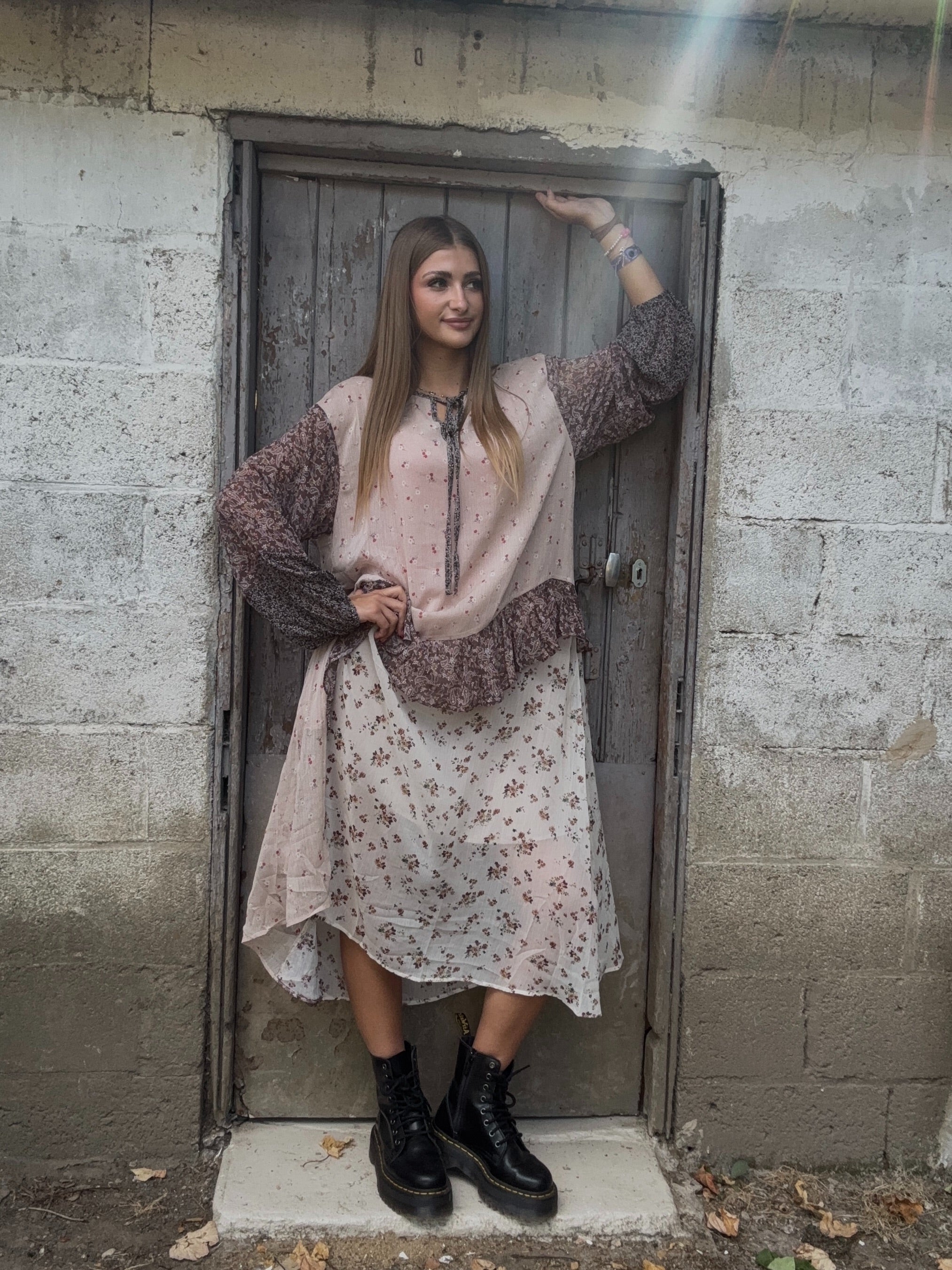 Robe Bohème Fleurie