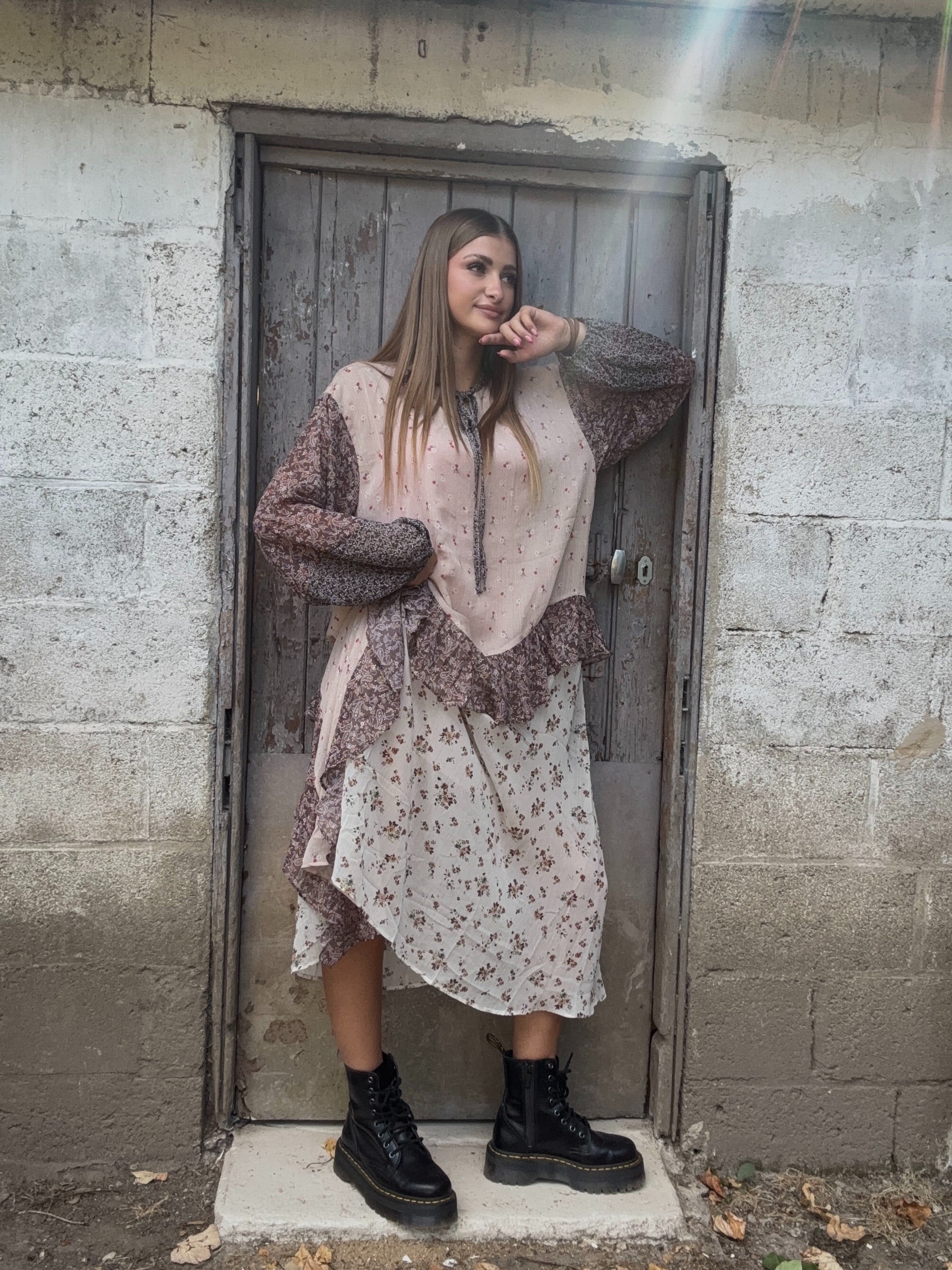 Robe Bohème Fleurie