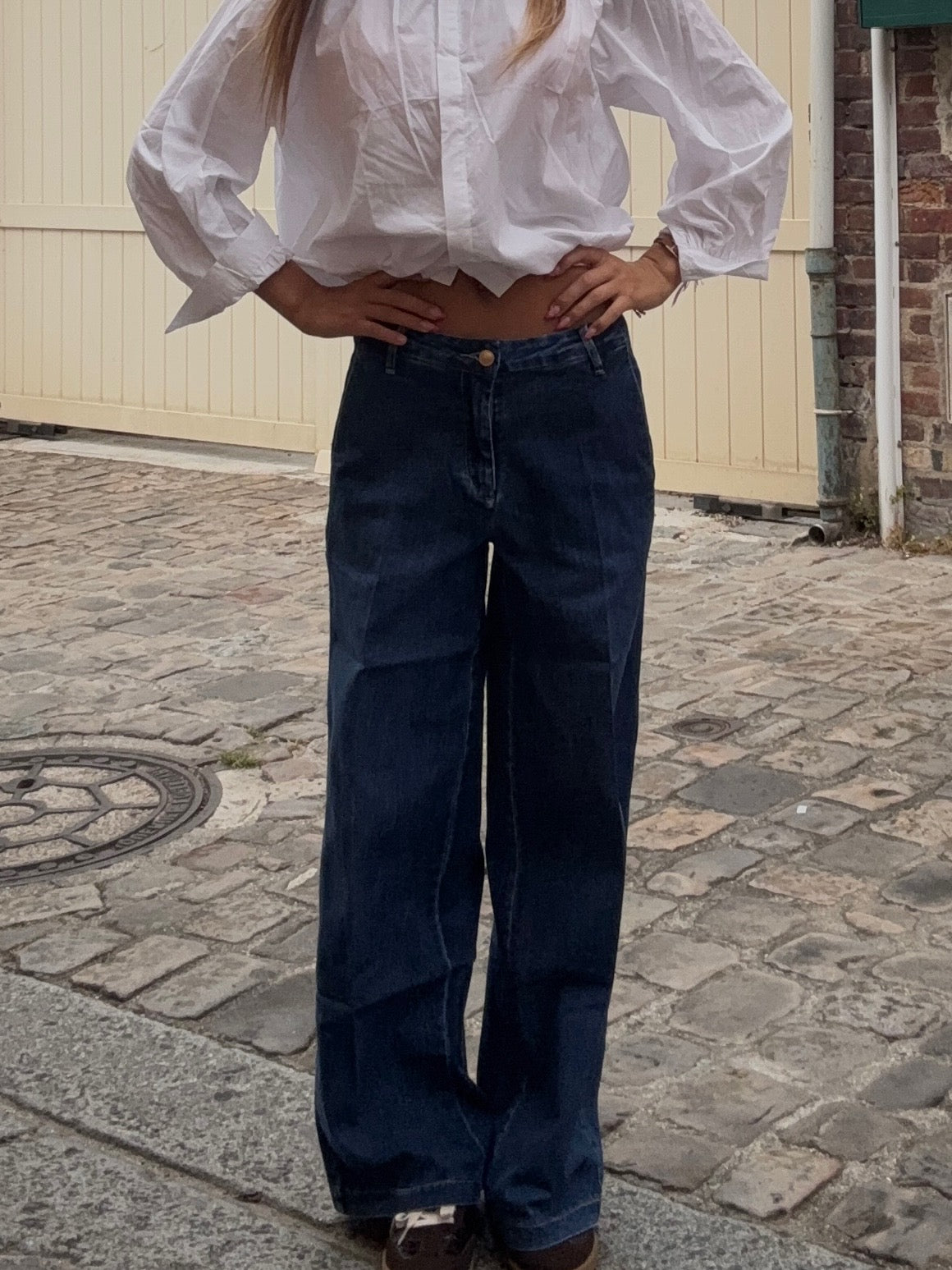 Jean Large Bleu Marine
