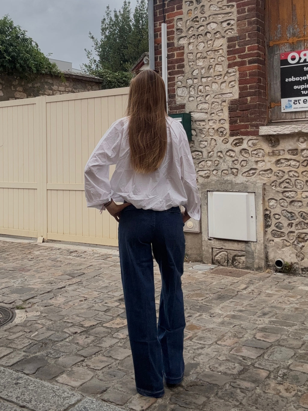 Jean Large Bleu Marine