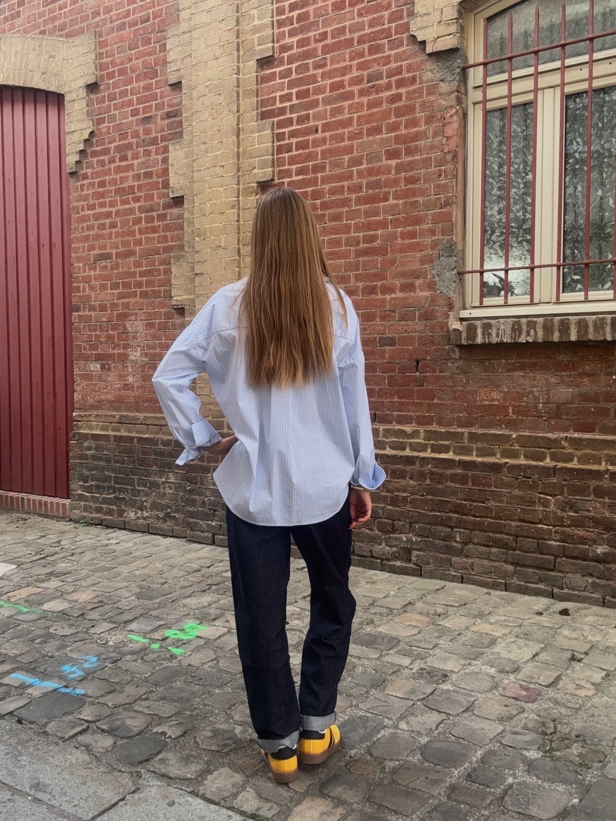 Chemise Rayée Bleue Oversize