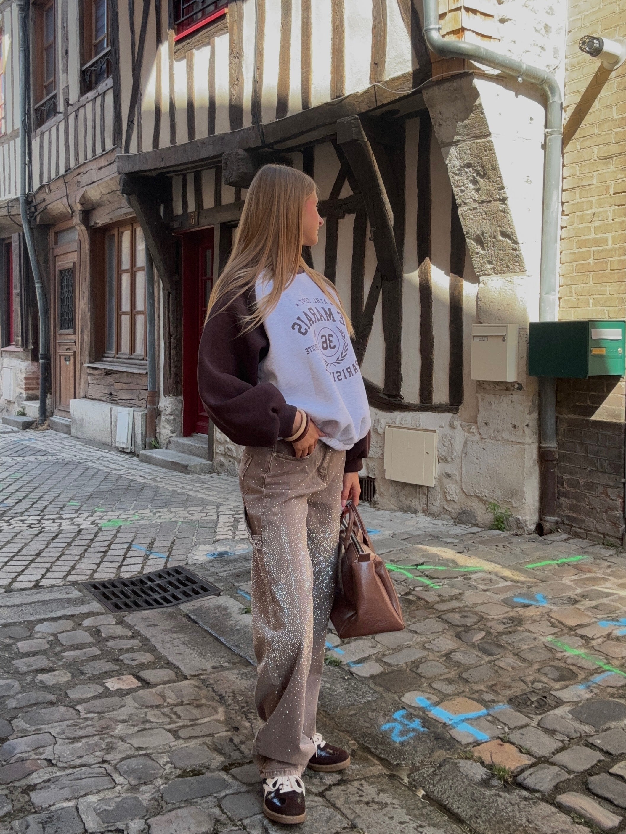 Sweat Raglan Bicolore Le Marais Parisienne