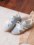 Sneakers Pastel  – Bleu Ciel & Rose Poudré