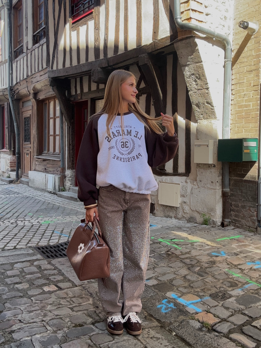 Sweat Raglan Bicolore Le Marais Parisienne