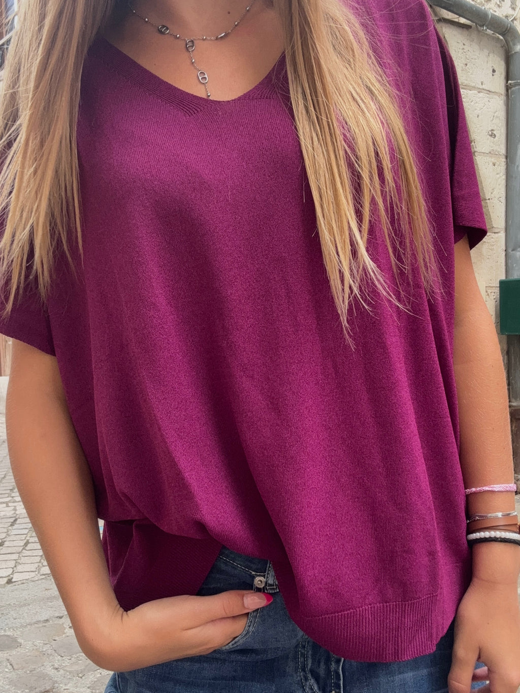 Pull Col VOversize
