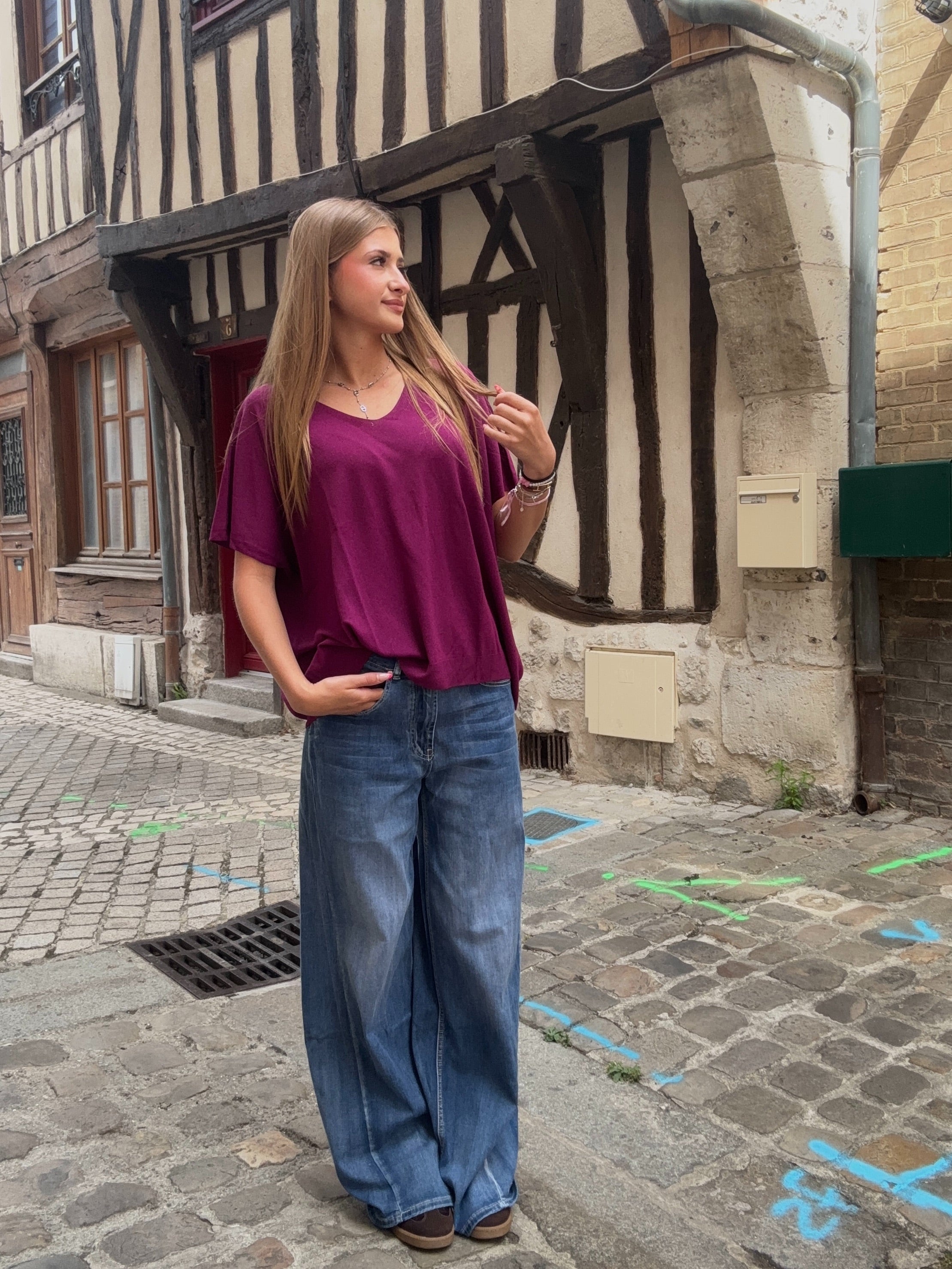 Pull Col VOversize