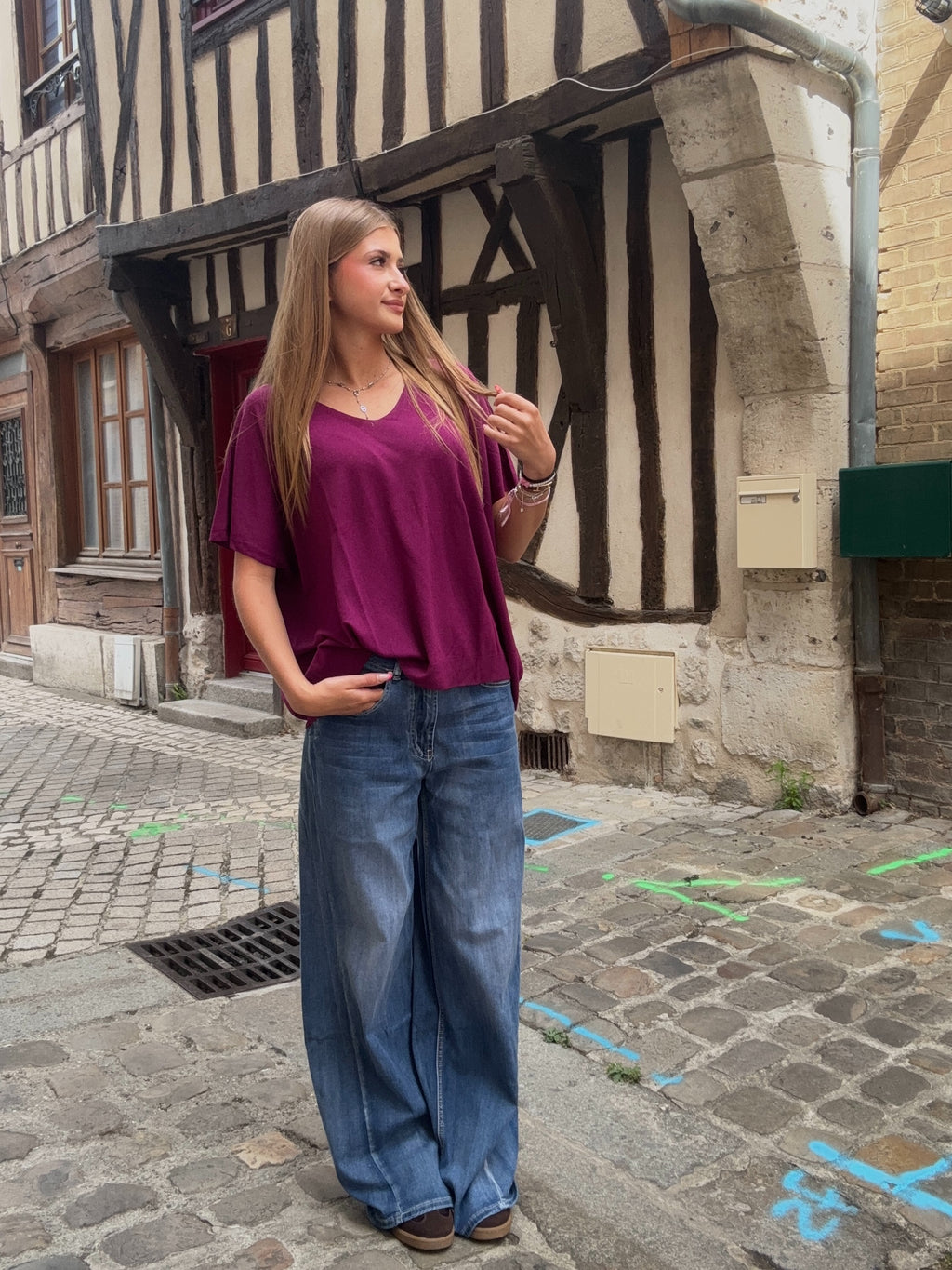 Pull Col VOversize