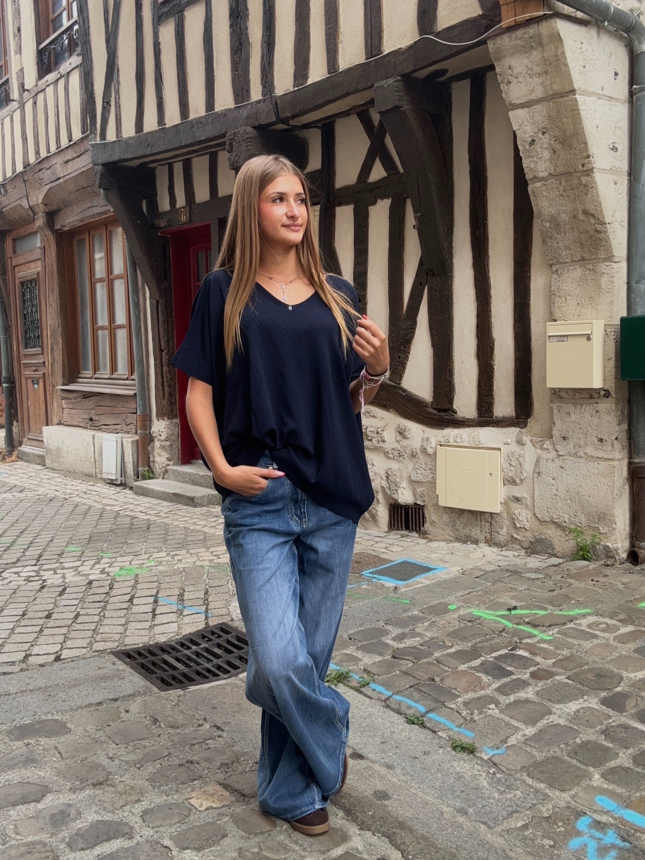 Pull Col VOversize