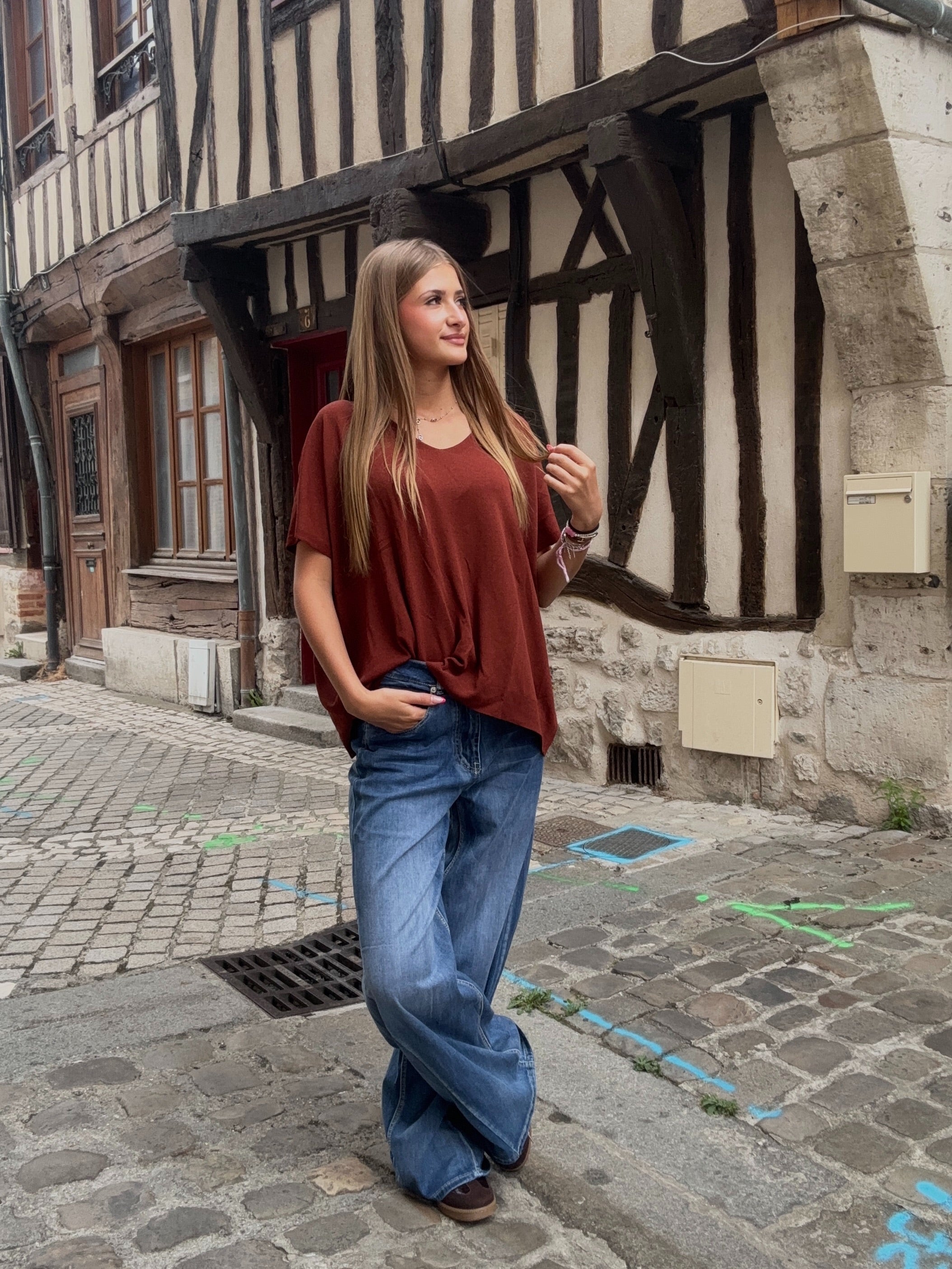 Pull Col VOversize