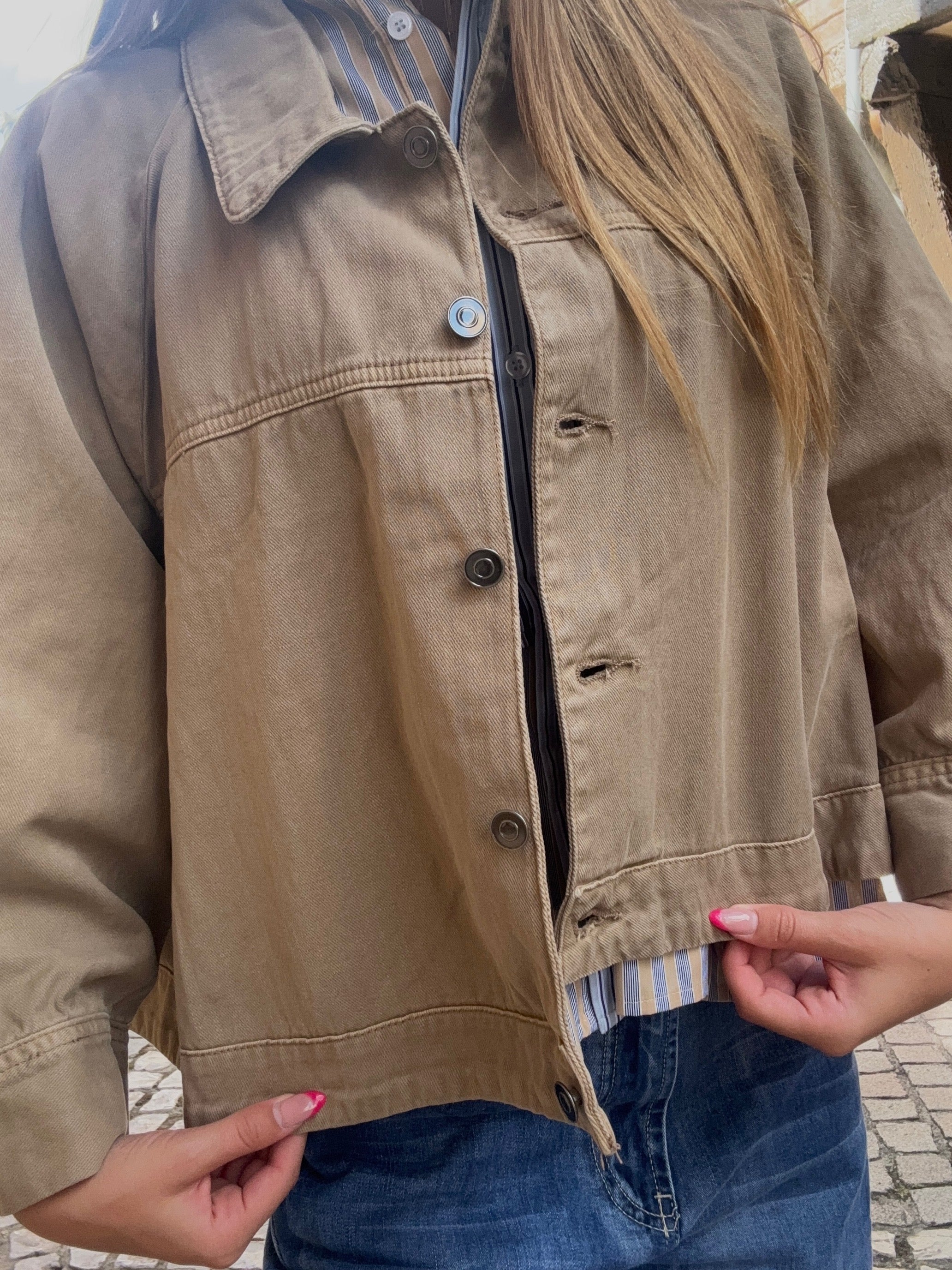 Veste Camel Oversize