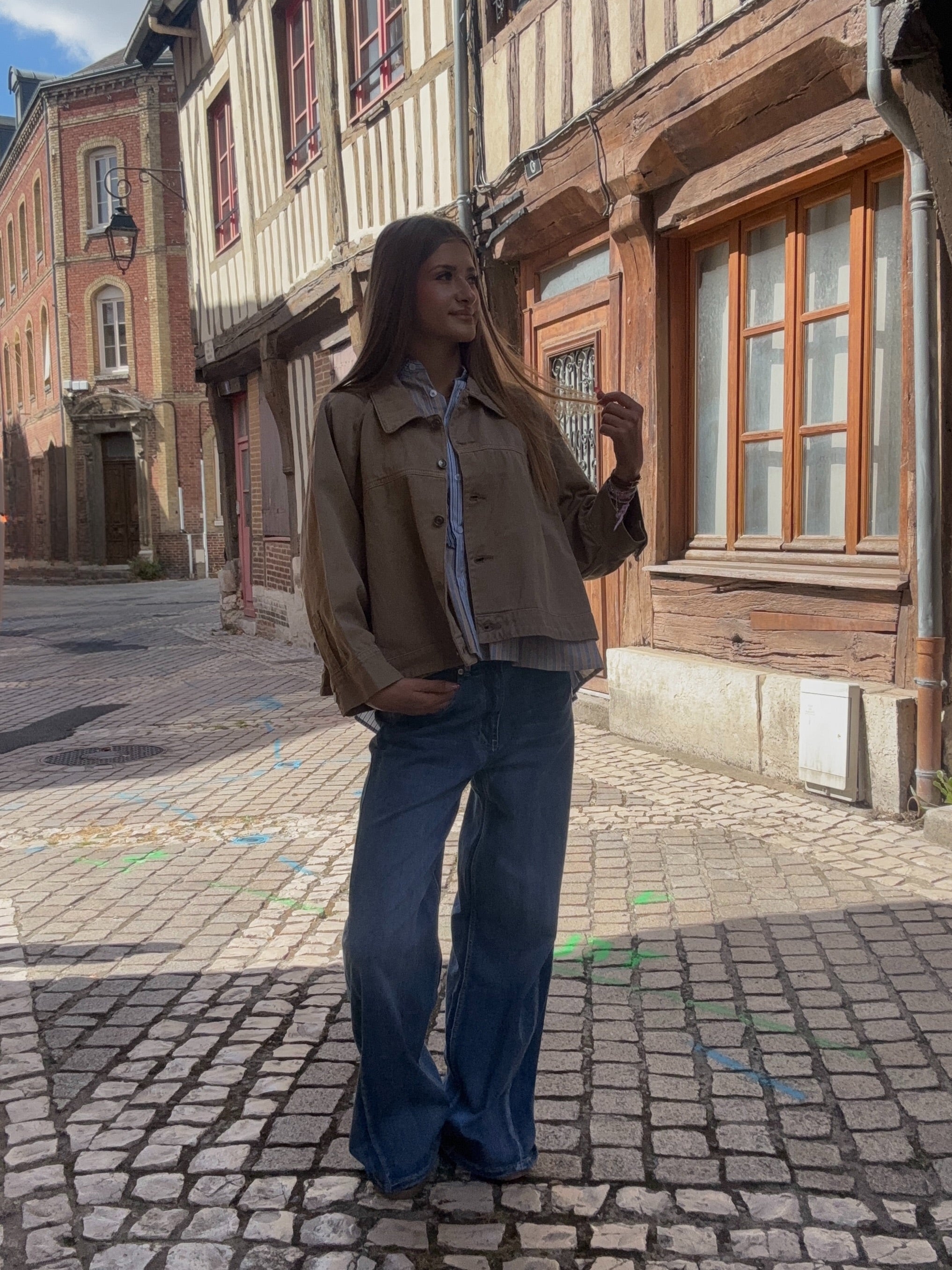 Veste Camel Oversize