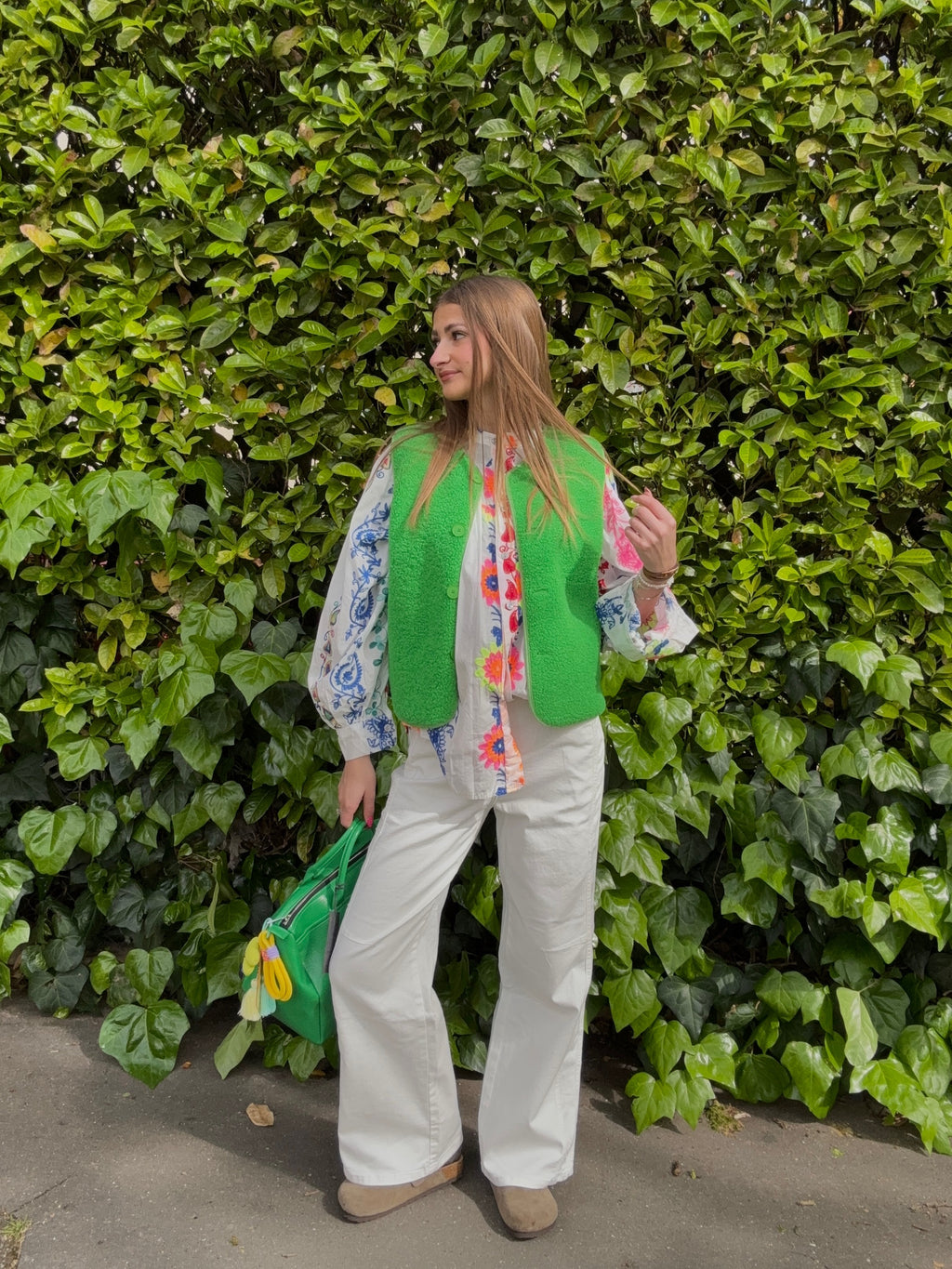 Pantalon Blanc Wide Leg