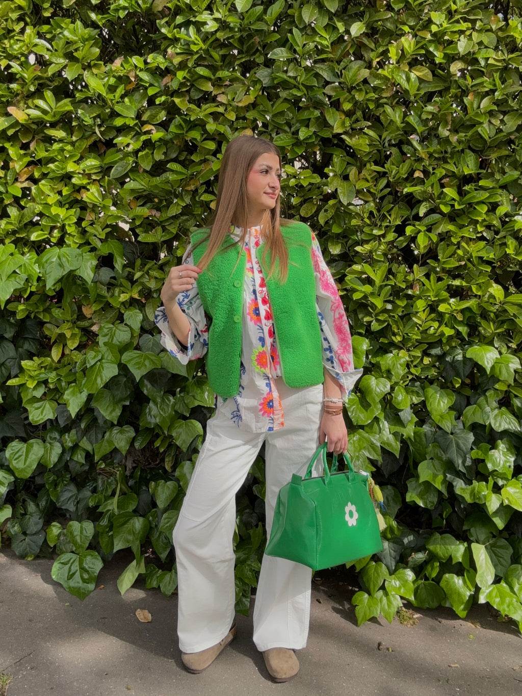 Pantalon Blanc Wide Leg