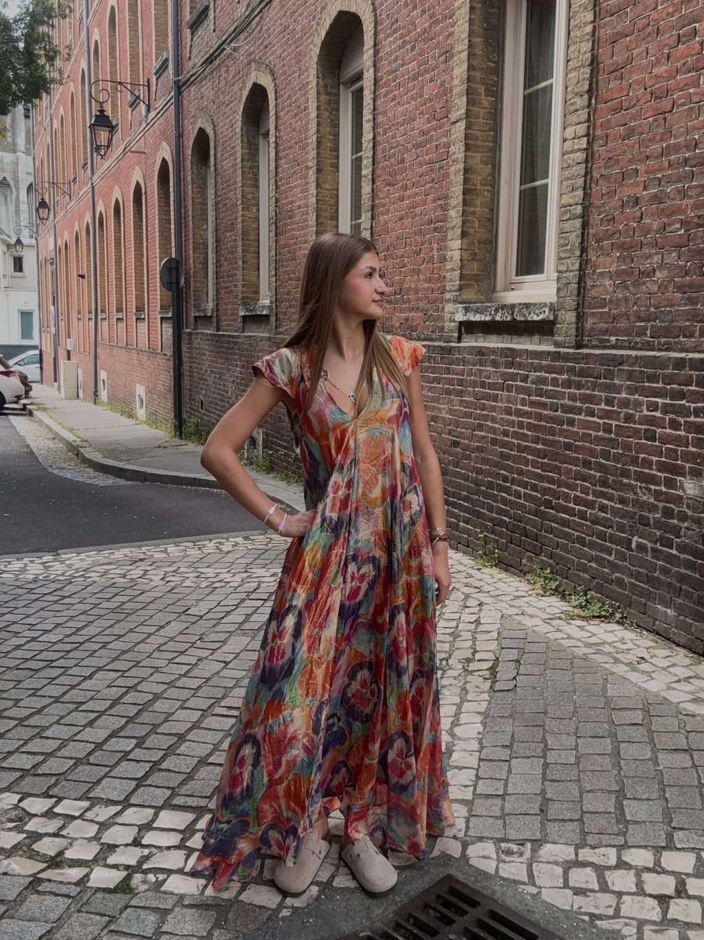 Robe Bohème Multicolore