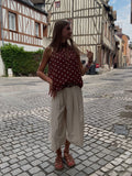 Haut à pois – Col halter