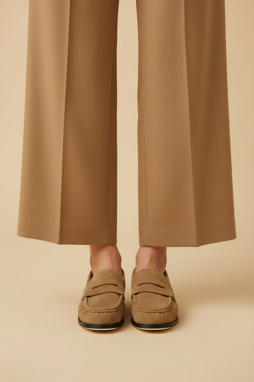 Mocassin Suède Camel