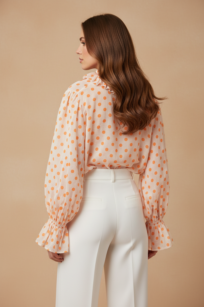 Blouse à Pois