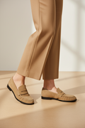Mocassin Suède Camel
